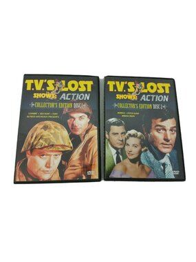 TV Shows Lost Action Combat Video 2 DVDs Collector Ed Hitchcock Train 13+ Hours